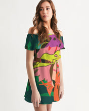 Load image into Gallery viewer, MONSTERA Women's Off-Shoulder Dress