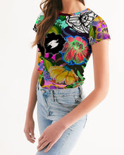 Load image into Gallery viewer, whole LOTTA flowers DOUBLE TAKE Women's Tee