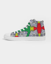 Load image into Gallery viewer, FUNKARA POLYGON CLOTH 1 Women's Hightop Canvas Shoe
