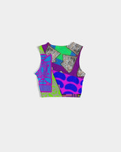 Load image into Gallery viewer, PURPLE-ATED FUNKARA Women's Twist-Front Tank