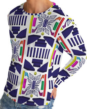 Load image into Gallery viewer, 3D Jeweled Flag Men's Long Sleeve Tee