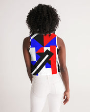 Load image into Gallery viewer, 80s Diamond half Women's Cropped Tank