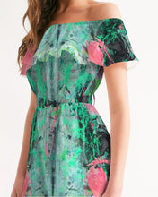 Load image into Gallery viewer, painters table 2 Women's Off-Shoulder Dress