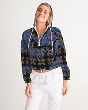 Load image into Gallery viewer, Continuous Peace Women's Cropped Windbreaker