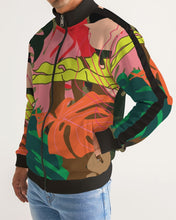 Load image into Gallery viewer, MONSTERA Men's Stripe-Sleeve Track Jacket