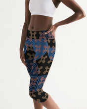 Load image into Gallery viewer, Continuous Peace Women's Mid-Rise Capri