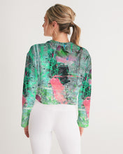Load image into Gallery viewer, painters table 2 Women's Cropped Sweatshirt