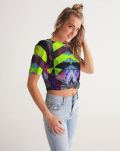 Load image into Gallery viewer, GALAXY GEO URBAN Women's Twist-Front Cropped Tee