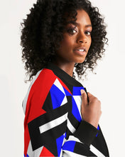 Load image into Gallery viewer, 80s Diamond half Women's Bomber Jacket