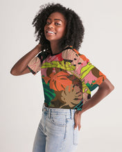 Load image into Gallery viewer, MONSTERA Women's Lounge Cropped Tee