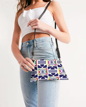 Load image into Gallery viewer, 3D Jeweled Flag Wristlet