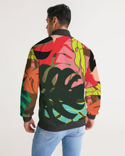 Load image into Gallery viewer, MONSTERA Men's Stripe-Sleeve Track Jacket