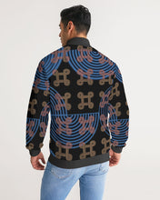 Load image into Gallery viewer, Continuous Peace Men's Stripe-Sleeve Track Jacket