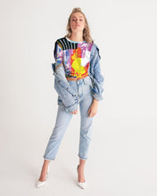 Load image into Gallery viewer, urbanAZTEC Women's Twist-Front Cropped Tee