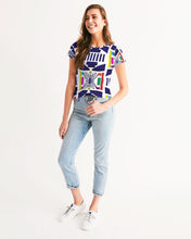 Load image into Gallery viewer, 3D Jeweled Flag Women's Tee