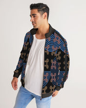 Load image into Gallery viewer, Continuous Peace Men's Stripe-Sleeve Track Jacket