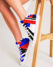 Load image into Gallery viewer, 80s Diamond half Women's Hightop Canvas Shoe