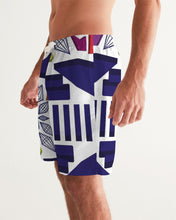 Load image into Gallery viewer, 3D Jeweled Flag Men's Swim Trunk