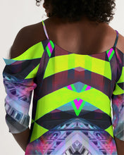 Load image into Gallery viewer, GALAXY GEO URBAN Women's Open Shoulder A-Line Dress