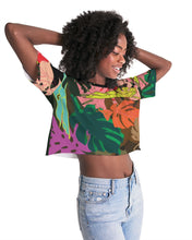 Load image into Gallery viewer, MONSTERA Women's Lounge Cropped Tee