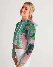 Load image into Gallery viewer, painters table 2 Women's Cropped Hoodie