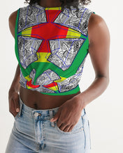 Load image into Gallery viewer, FUNKARA POLYGON CLOTH 1 Women's Twist-Front Tank