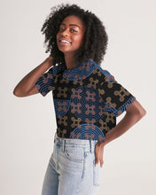 Load image into Gallery viewer, Continuous Peace Women's Lounge Cropped Tee