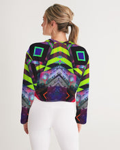 Load image into Gallery viewer, GALAXY GEO URBAN Women's Cropped Sweatshirt