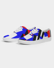 Load image into Gallery viewer, 80s Diamond half Women's Lace Up Canvas Shoe