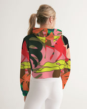 Load image into Gallery viewer, MONSTERA Women's Cropped Hoodie
