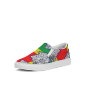 Load image into Gallery viewer, FUNKARA POLYGON CLOTH 1 Women's Slip-On Canvas Shoe