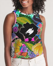 Load image into Gallery viewer, whole LOTTA flowers DOUBLE TAKE Women's Cropped Tank