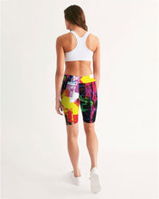 Load image into Gallery viewer, urbanAZTEC Women's Mid-Rise Bike Shorts