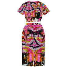 Load image into Gallery viewer, Womens POUR PARTY Athletic Maxi Skirt + Crop Set
