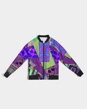 Load image into Gallery viewer, PURPLE-ATED FUNKARA Women's Bomber Jacket