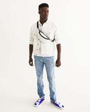 Load image into Gallery viewer, 80s Diamond half Men's Lace Up Canvas Shoe