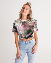 Load image into Gallery viewer, Chalkwater Crush Women's Twist-Front Cropped Tee