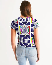 Load image into Gallery viewer, 3D Jeweled Flag Women's Tee