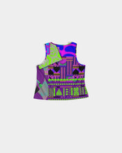 Load image into Gallery viewer, PURPLE-ATED FUNKARA Women's Cropped Tank