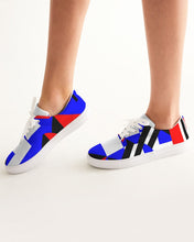 Load image into Gallery viewer, 80s Diamond half Women's Lace Up Canvas Shoe