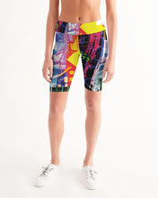 Load image into Gallery viewer, urbanAZTEC Women's Mid-Rise Bike Shorts