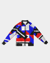 Load image into Gallery viewer, 80s Diamond half Women's Bomber Jacket