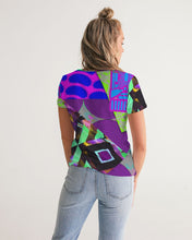 Load image into Gallery viewer, PURPLE-ATED FUNKARA Women's V-Neck Tee