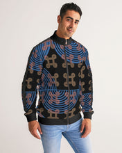 Load image into Gallery viewer, Continuous Peace Men's Stripe-Sleeve Track Jacket