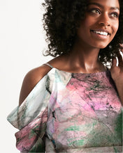 Load image into Gallery viewer, Chalkwater Crush Women's Open Shoulder A-Line Dress