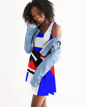 Load image into Gallery viewer, 80s Diamond half Women's Racerback Dress