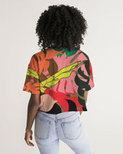 Load image into Gallery viewer, MONSTERA Women's Lounge Cropped Tee
