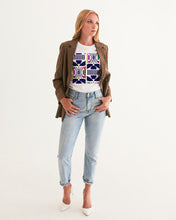 Load image into Gallery viewer, 3D Jeweled Flag Women's Graphic Tee