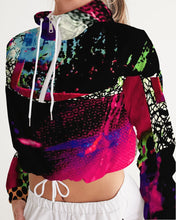 Load image into Gallery viewer, Static Electricity Women's Cropped Windbreaker