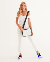 Load image into Gallery viewer, 80s Diamond half Women's Slip-On Canvas Shoe